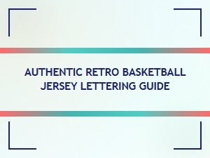 Master the Art of Authentic Retro Jersey Lettering