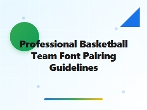 Crafting Logos: Fonts for Basketball Teams